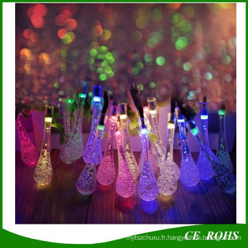 20/30 LED Alimenté Solaire Goutte D&#39;eau Ficelle Lumières LED Fée Lumière pour Le Mariage De Fête De Noël Festival Intérieur Décoration D&#39;intérieur